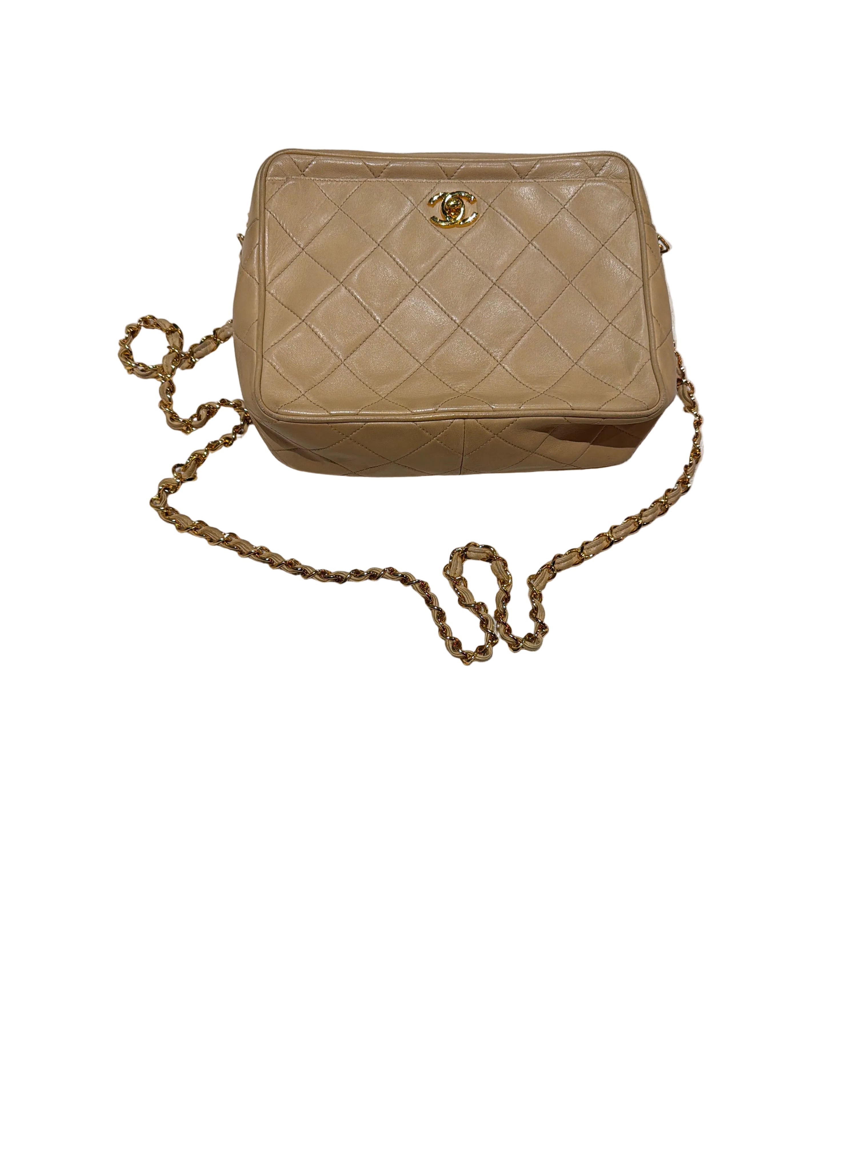Chanel  Quilted CC Camera Bag