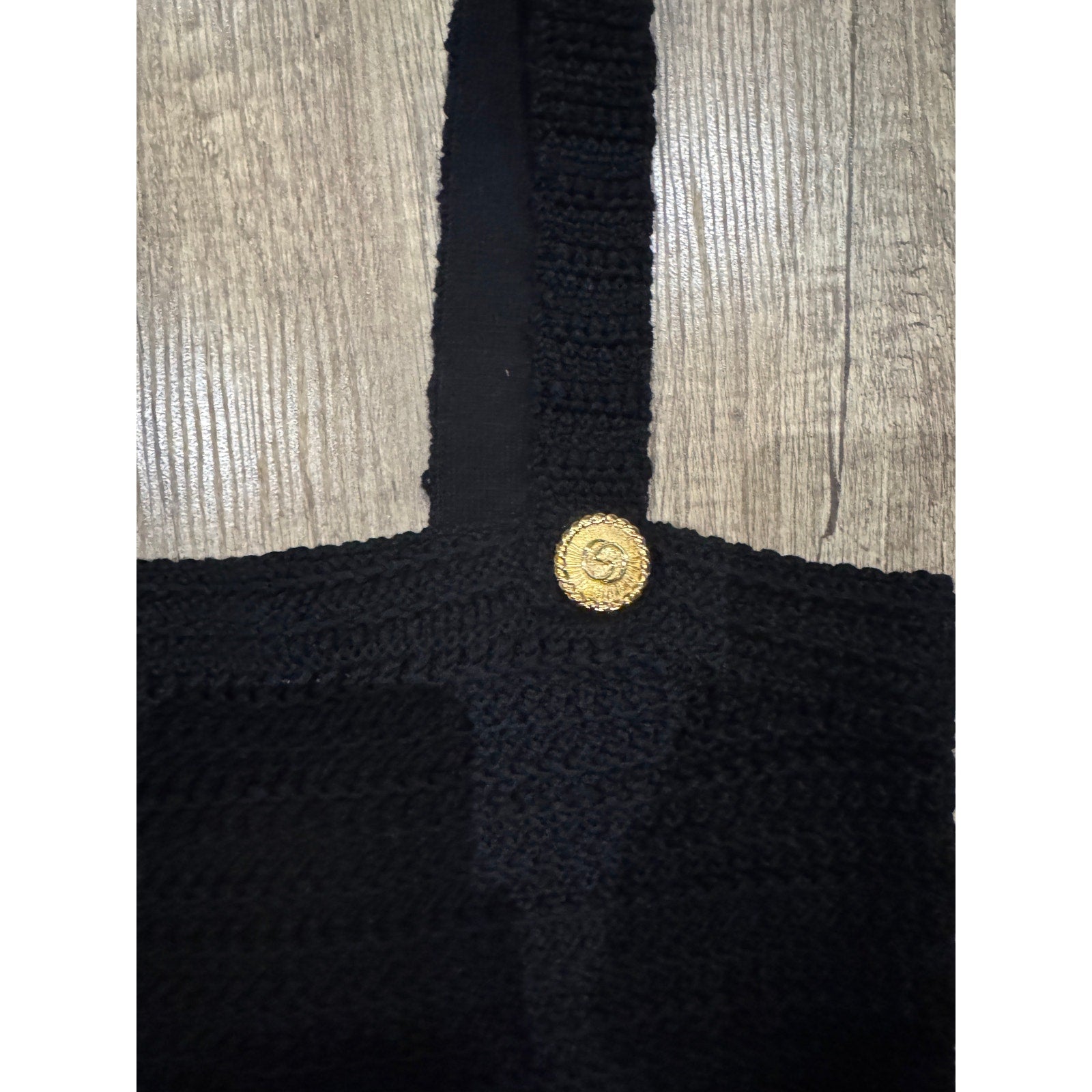 GUCCI Black Crochet Cotton Top Ready-To-Wear Size Small NWT