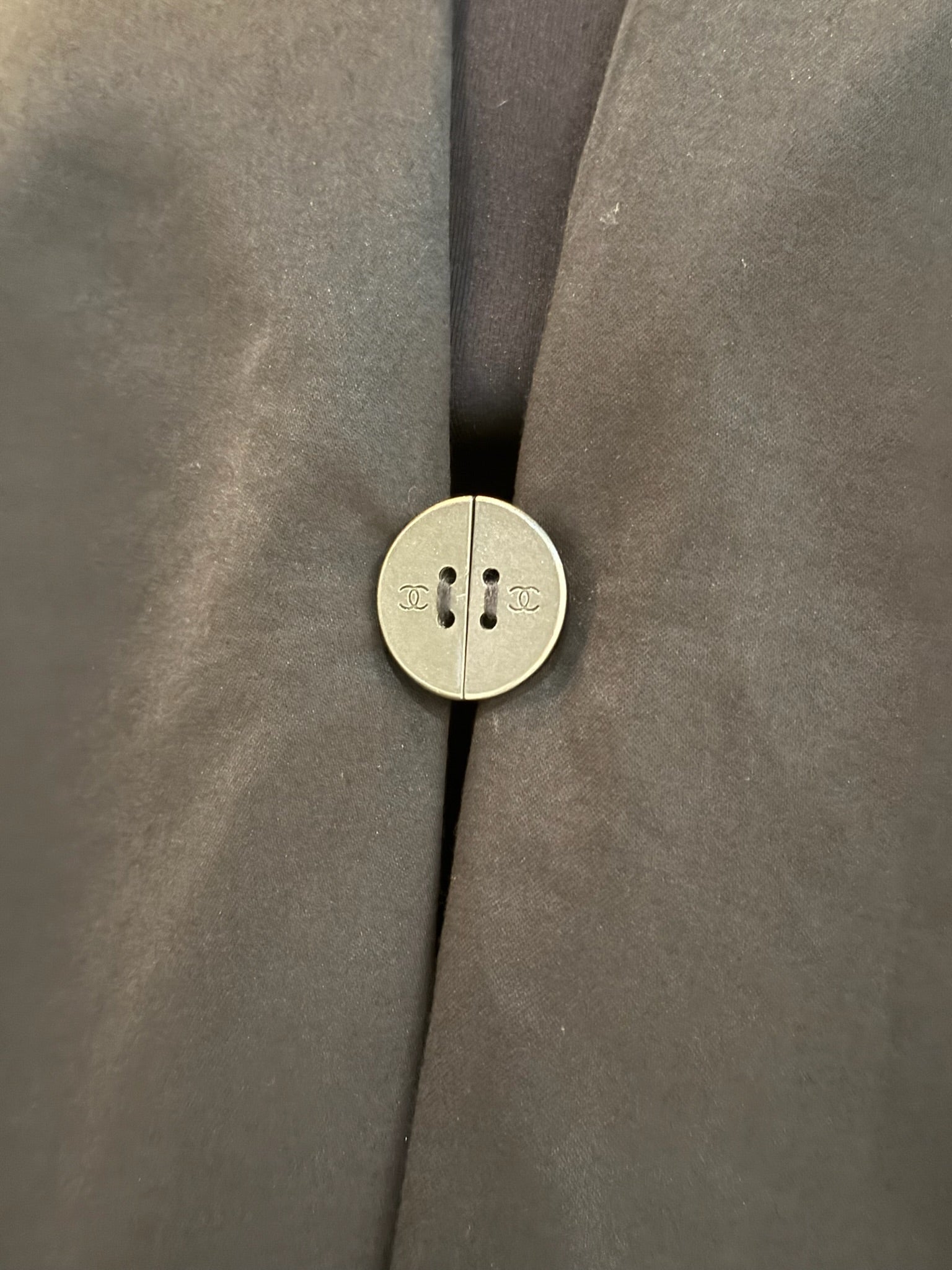 Chanel Black Button Vest