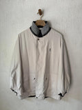 Saint Laurent White / Black Reverisble Windbreaker Jacket