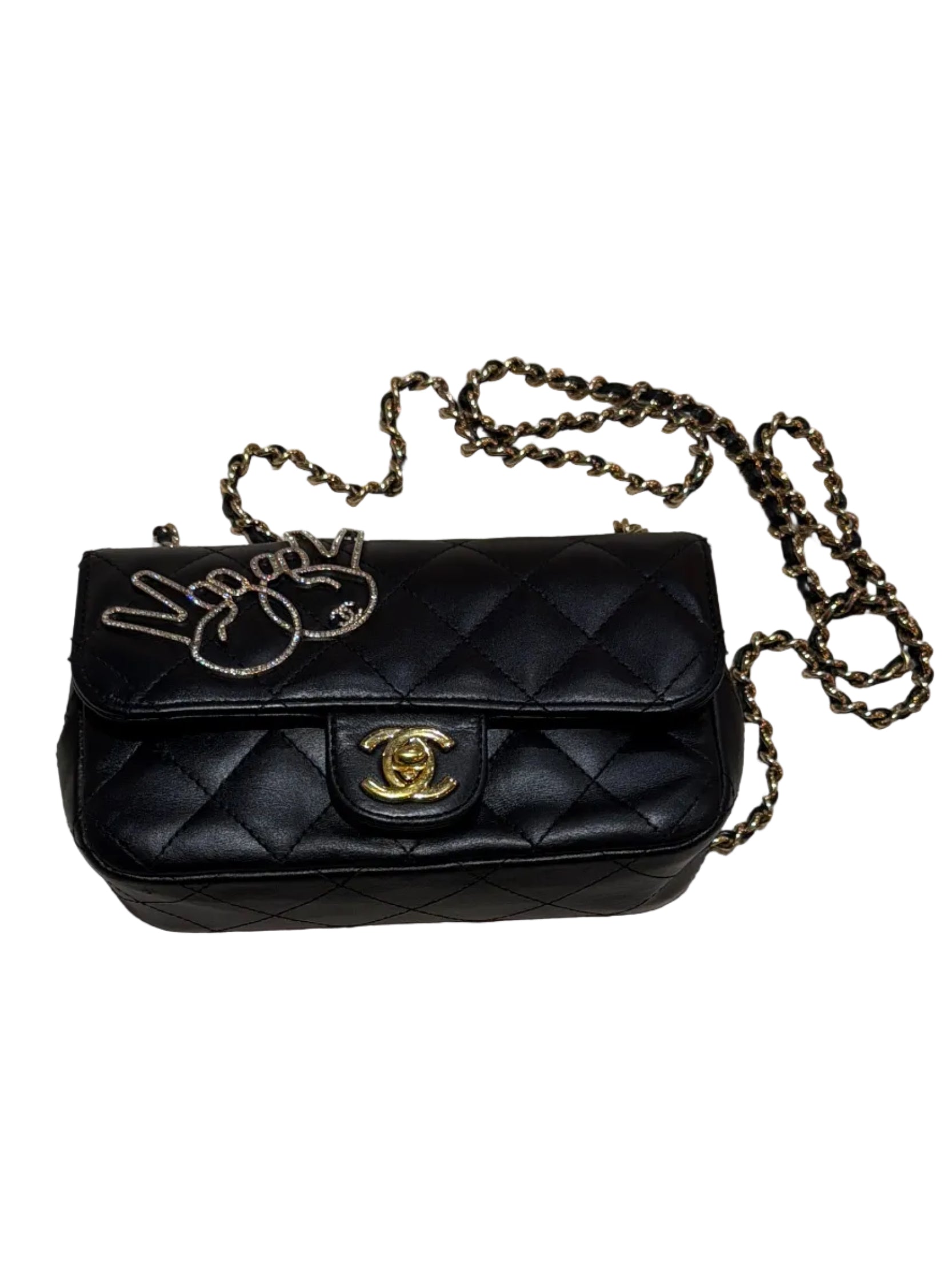 Chanel  Black Limited Edition Peace Flap