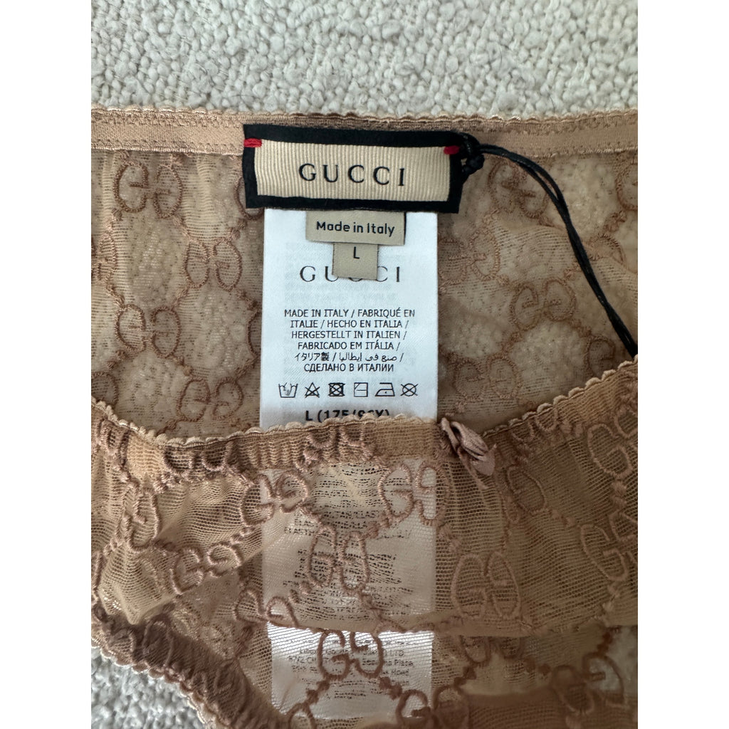 Gucci GG-jacquard bow-detail briefs Size Large