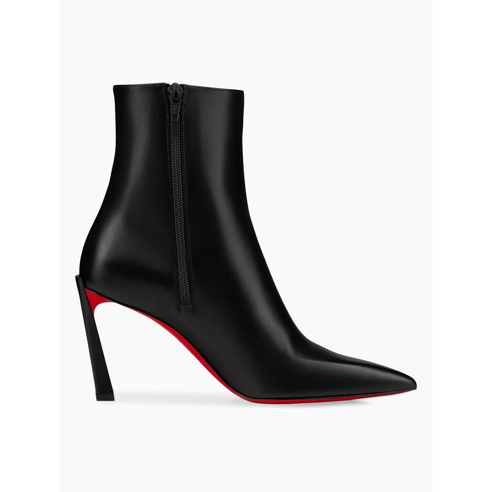 CHRISTIAN LOUBOUTIN Condora Booty 85 Calf Leather Black Ankle Boots 38 BNIB