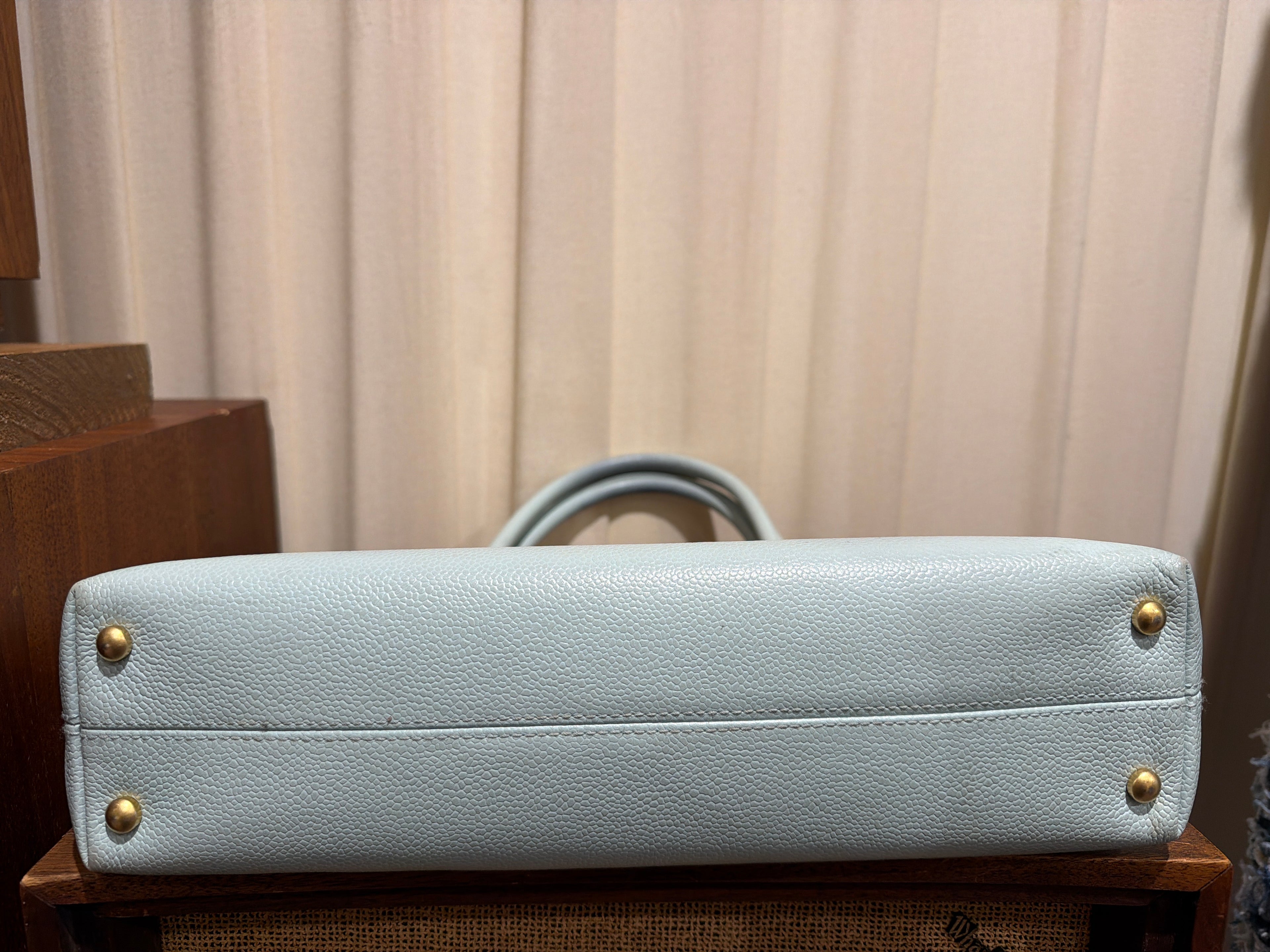 Chanel Blue Caviar CC Timeless Tote