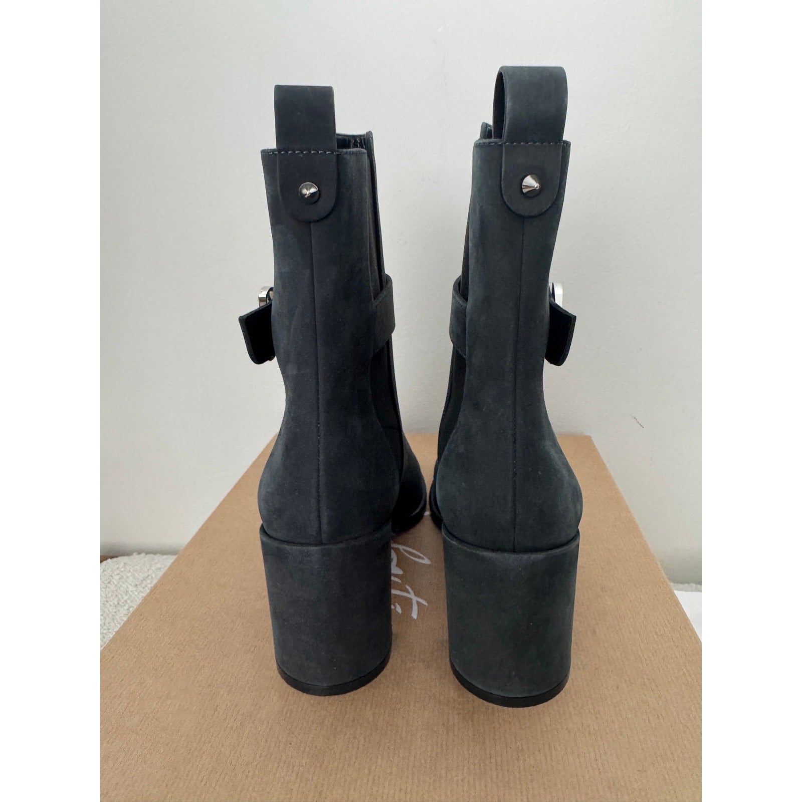CHRISTIAN LOUBOUTIN
CL Chelsea Booty suede ankle boots Size 38