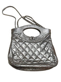 Chanel Silver 31 Shopping Tote