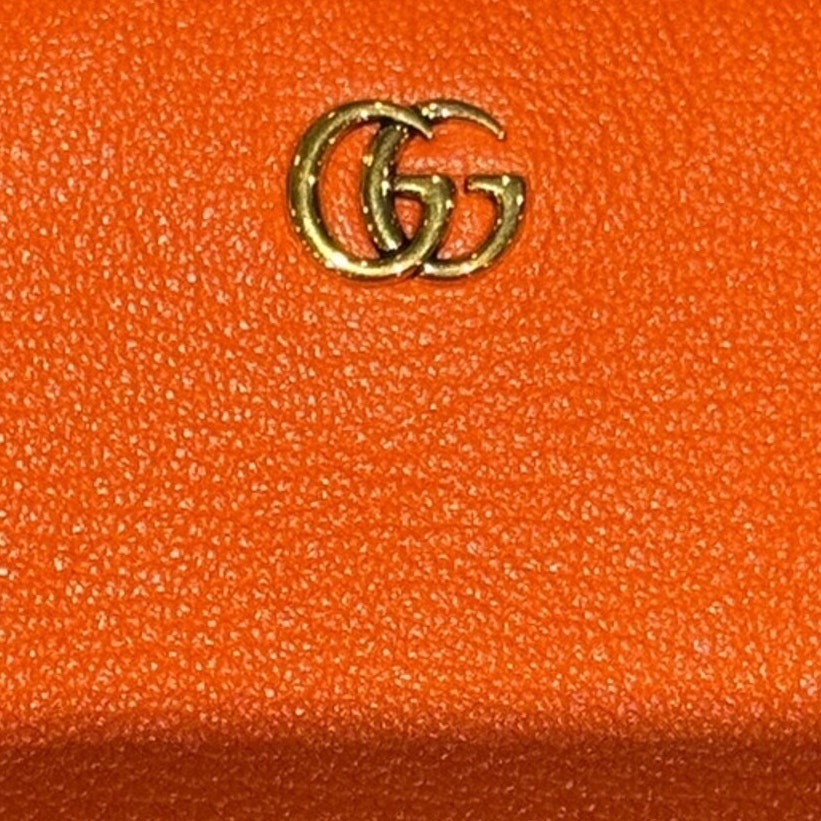 Gucci Mini Aphrodite Tote Bag in Carrot Orange Leather NWT
