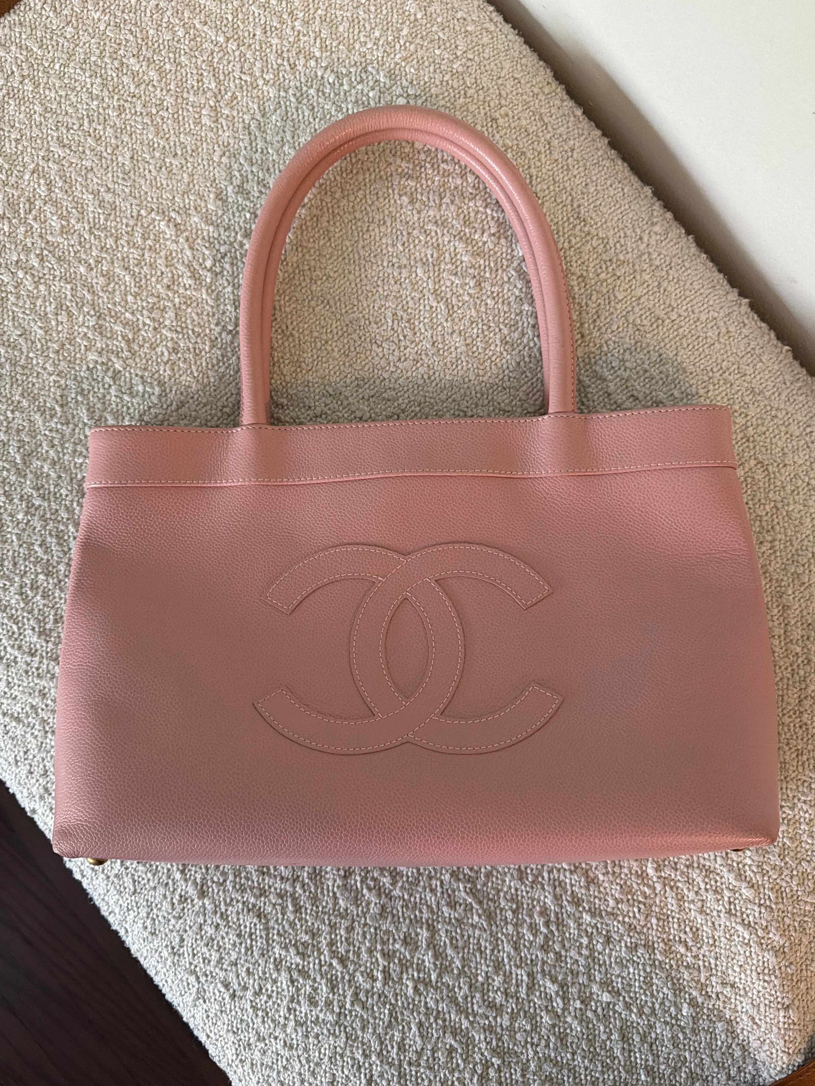 Chanel Pink Caviar Timeless CC Tote