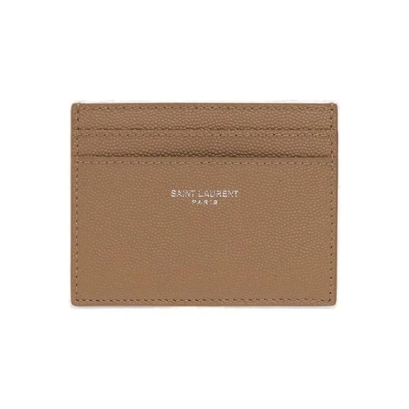 SAINT LAURENT
Logo-print leather card holder