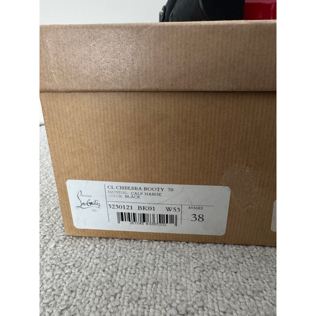 CHRISTIAN LOUBOUTIN
CL Chelsea Booty suede ankle boots Size 38