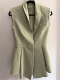 Givenchy Raw Hem Green Vest