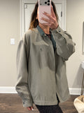 Saint Laurent Green Khaki Windbreaker Jacket