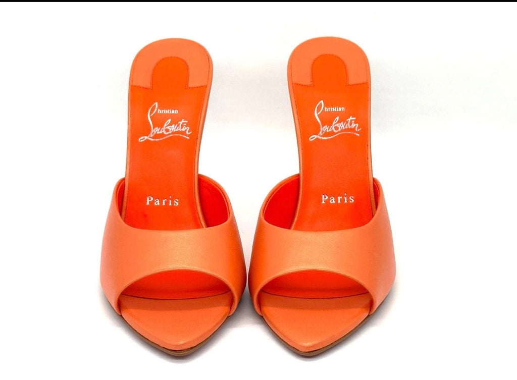 Louboutin Miss Z Orange : 37.5 (fits like 38)