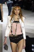 Chanel Runway 2003 Pearl Button Wool Blazer Jacket FR36