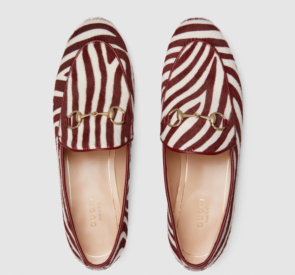 Gucci Burgundy Zebra Princeton 39