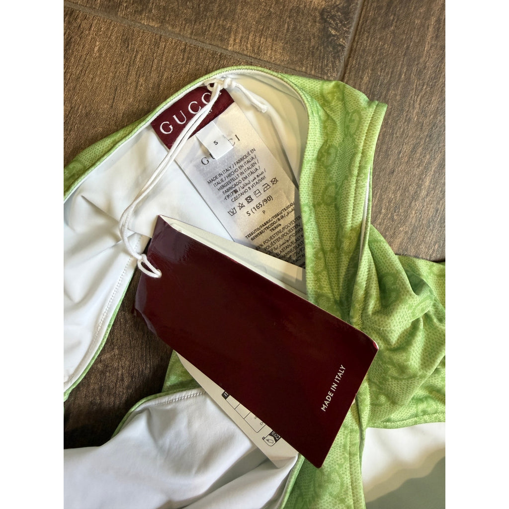 Gucci GG printed cutout swimsuit size small NWT
