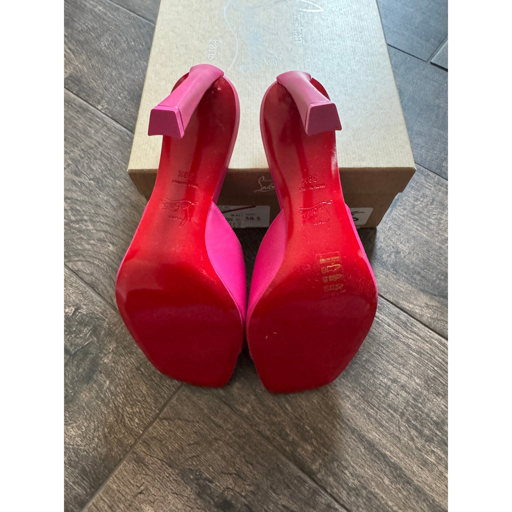 CHRISTIAN LOUBOUTIN Condora 85 leather mules BNIB 38.5