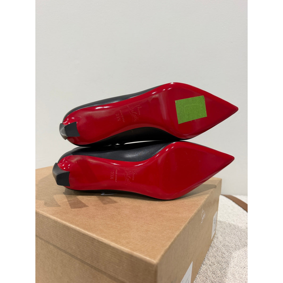 Christian Louboutin Condora Booty Black Calf Leather 55mm | New in Box 39.5