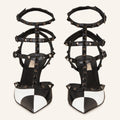 VALENTINO GARAVANI Rockstud 65 checked leather pumps BNIB 40