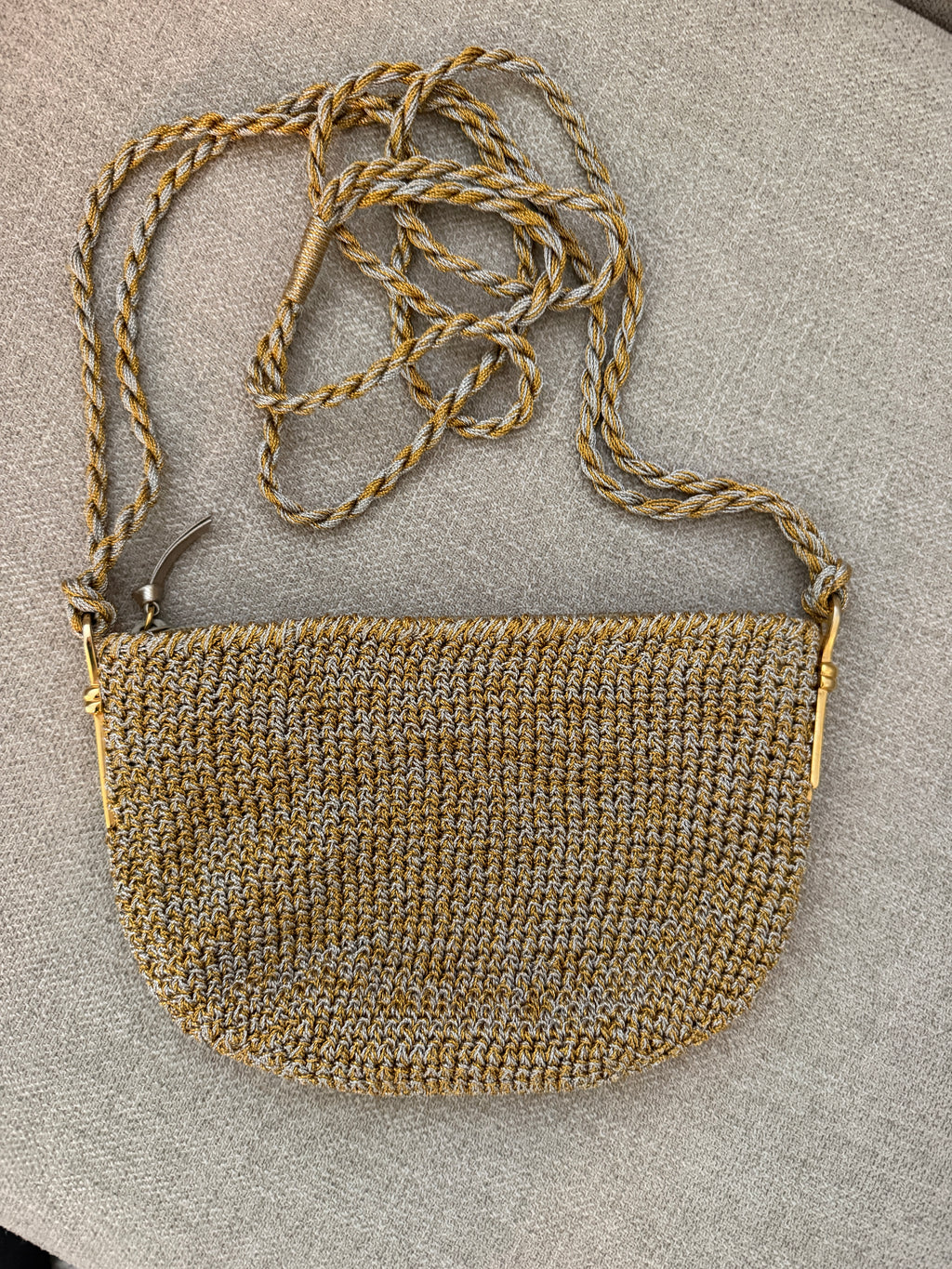 Rodo Mettalic Woven Bag