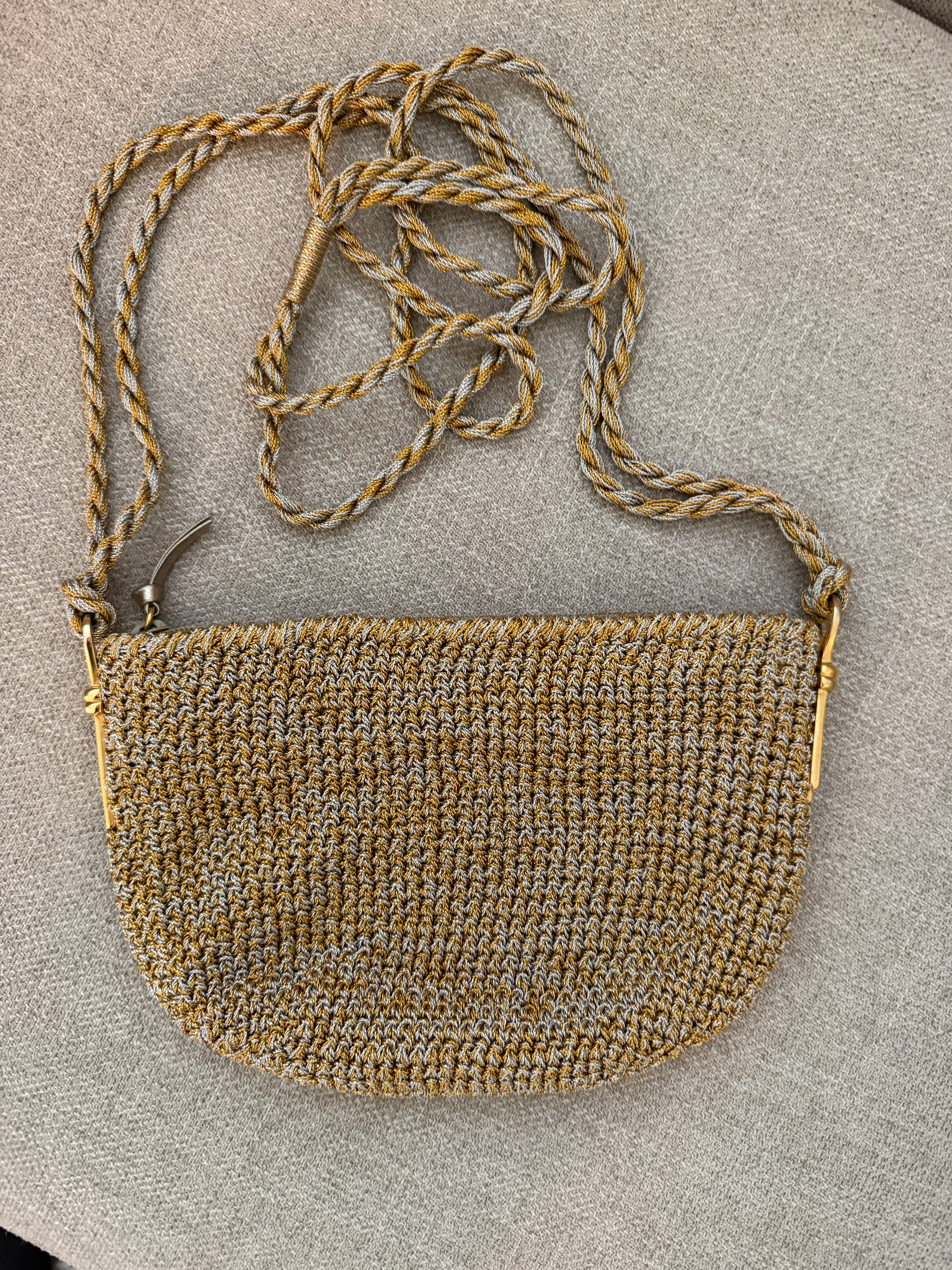 Rodo Mettalic Woven Bag
