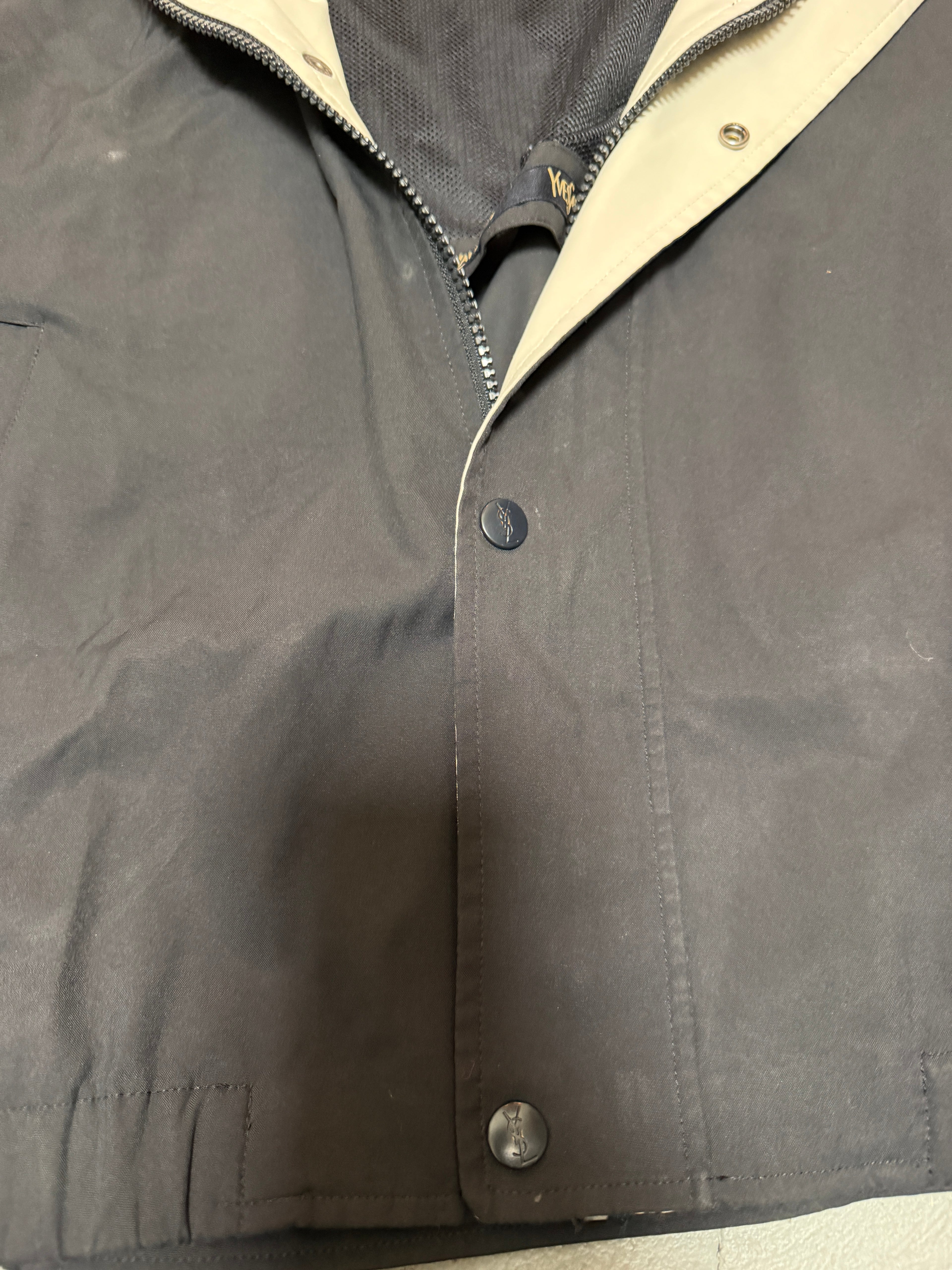 Saint Laurent Vintage Light Bomber Windbreaker Black