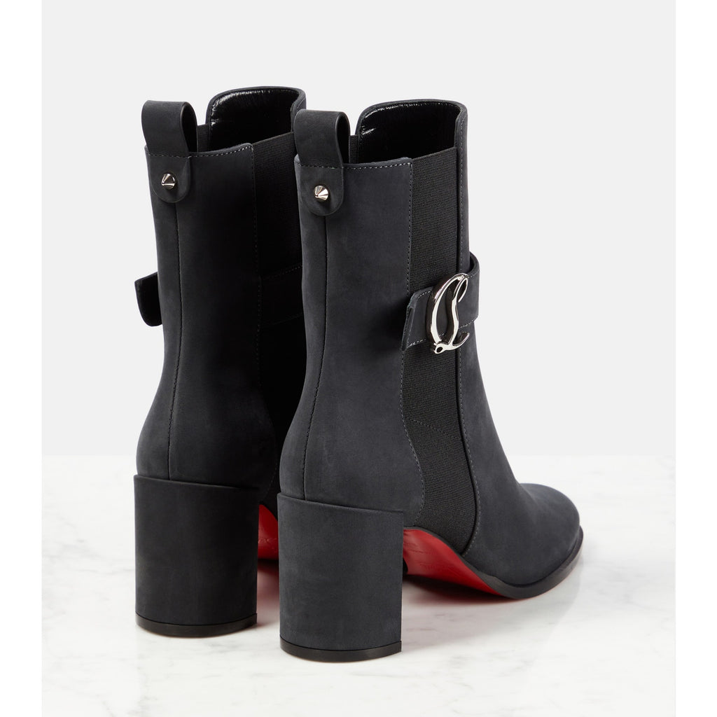 CHRISTIAN LOUBOUTIN
CL Chelsea Booty suede ankle boots Size 38