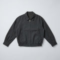 Yves Saint Laurent YSL  Charcoal Gray Wool Blend Bomber Jacket