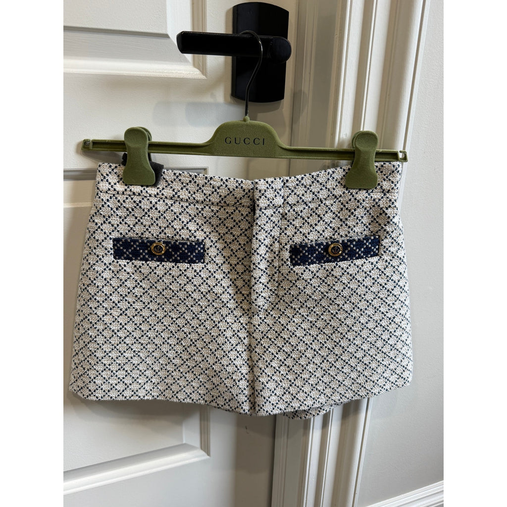 Gucci Patterned Button-Detail Shorts NWT Size 36