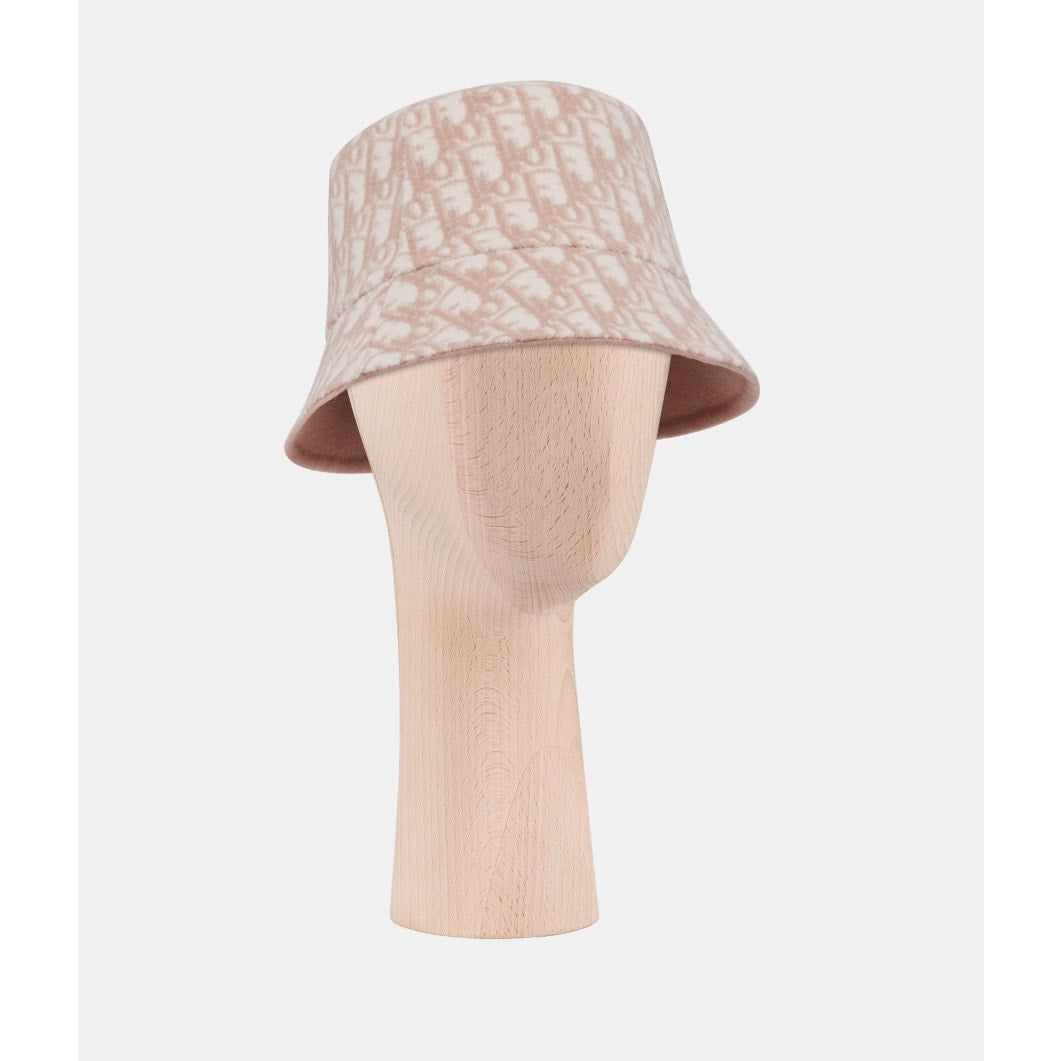 CHRISTIAN DIOR Pink Trotter Monogram Bucket Hat