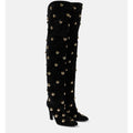 Chloé Eve Studded Over-the-Knee Boots Black 37 – Beyoncé Wore These! BNIB