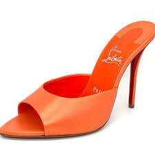 Louboutin Miss Z Orange : 37.5 (fits like 38)
