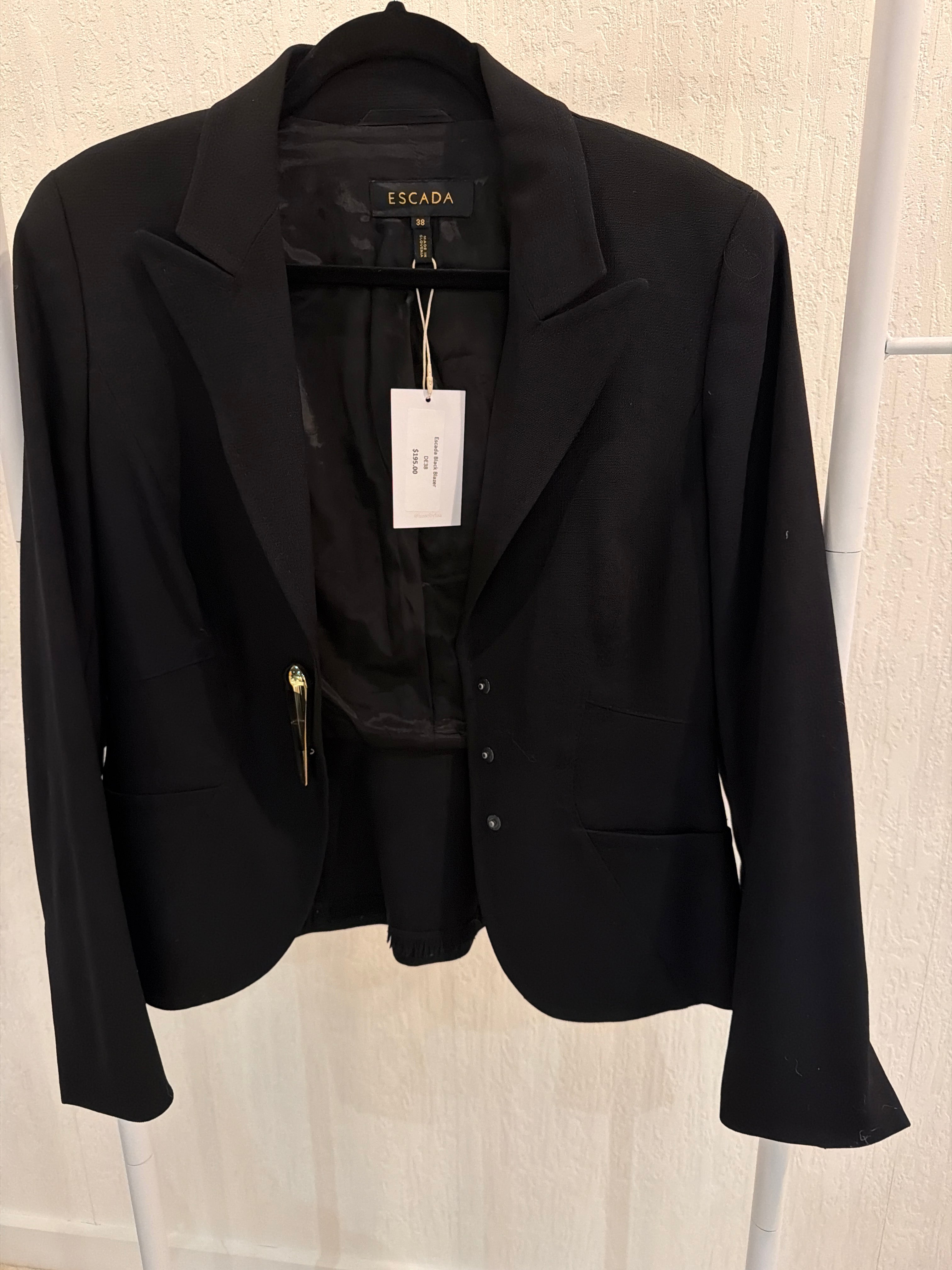 Escada Black Blazer