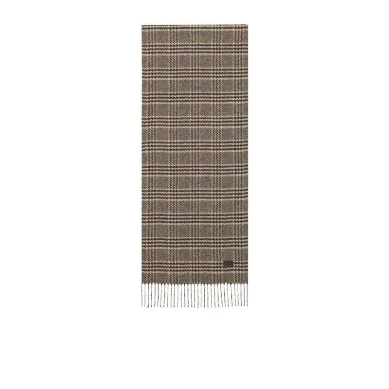 Saint Laurent Prince of Wales Check Silk Cashmere Scarf Unisex NWT