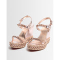 CHRISTIAN LOUBOUTIN
100mm Pyraclou Metallic Leather Wedges BNIB 41