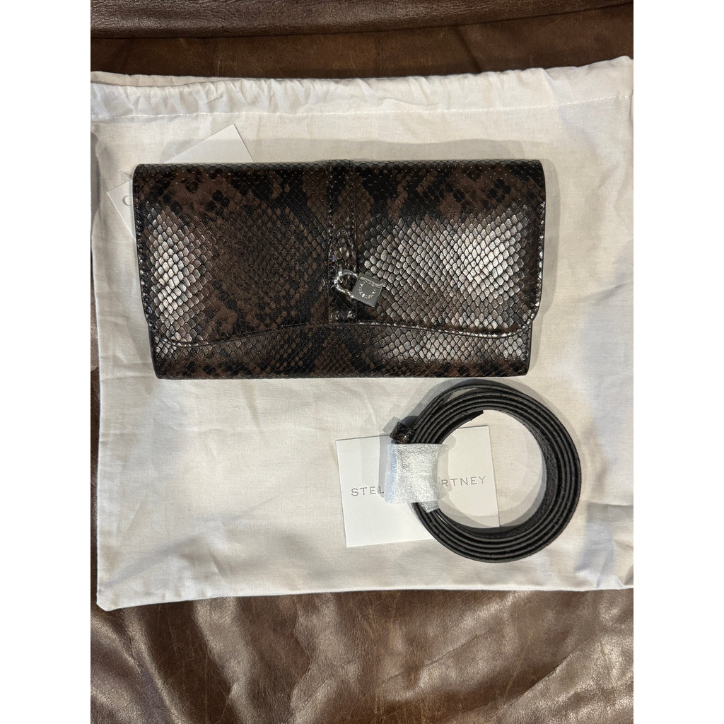 Stella McCartney Ryder Vegan Snakeskin Crossbody Bag NWT