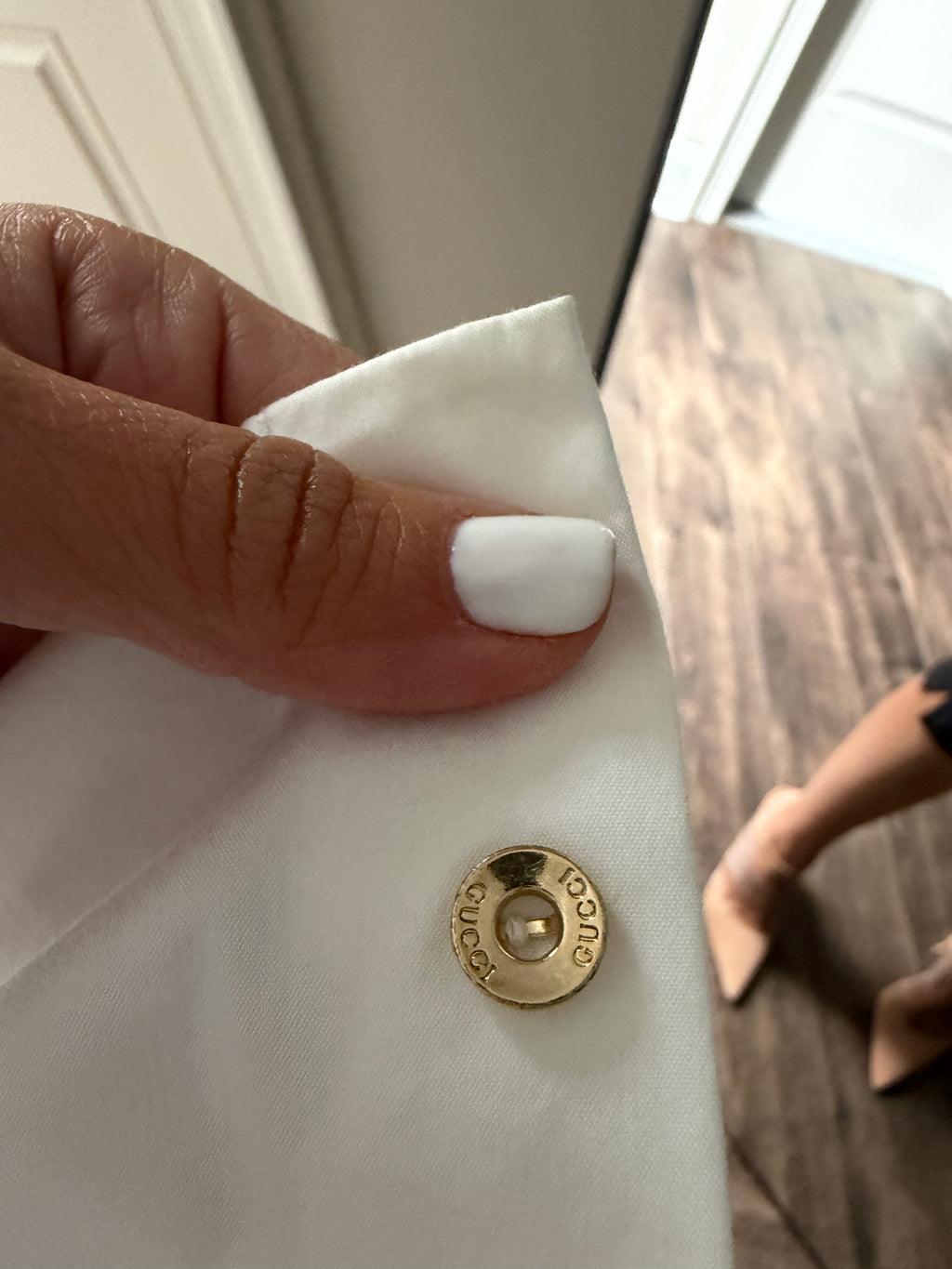 Gucci Sailor Gucci Logo Button Down