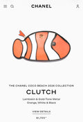 Chanel Coco Beach Clutch
