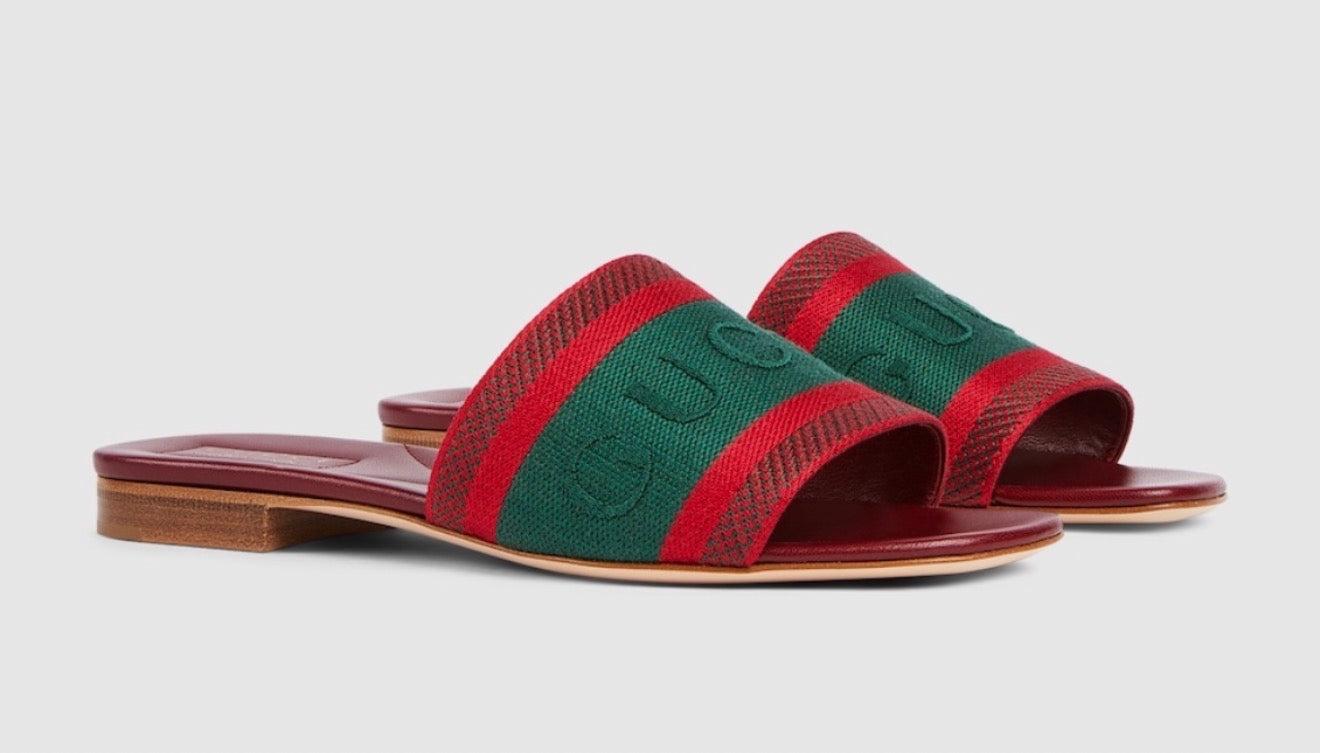 Gucci Jane Web Sandals Women