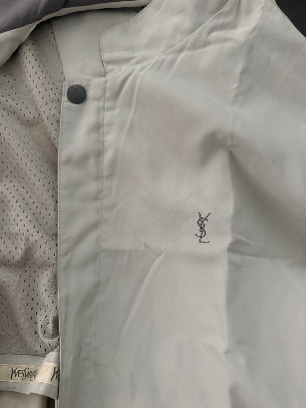 Saint Laurent Light Khaki Windreaker Jacket