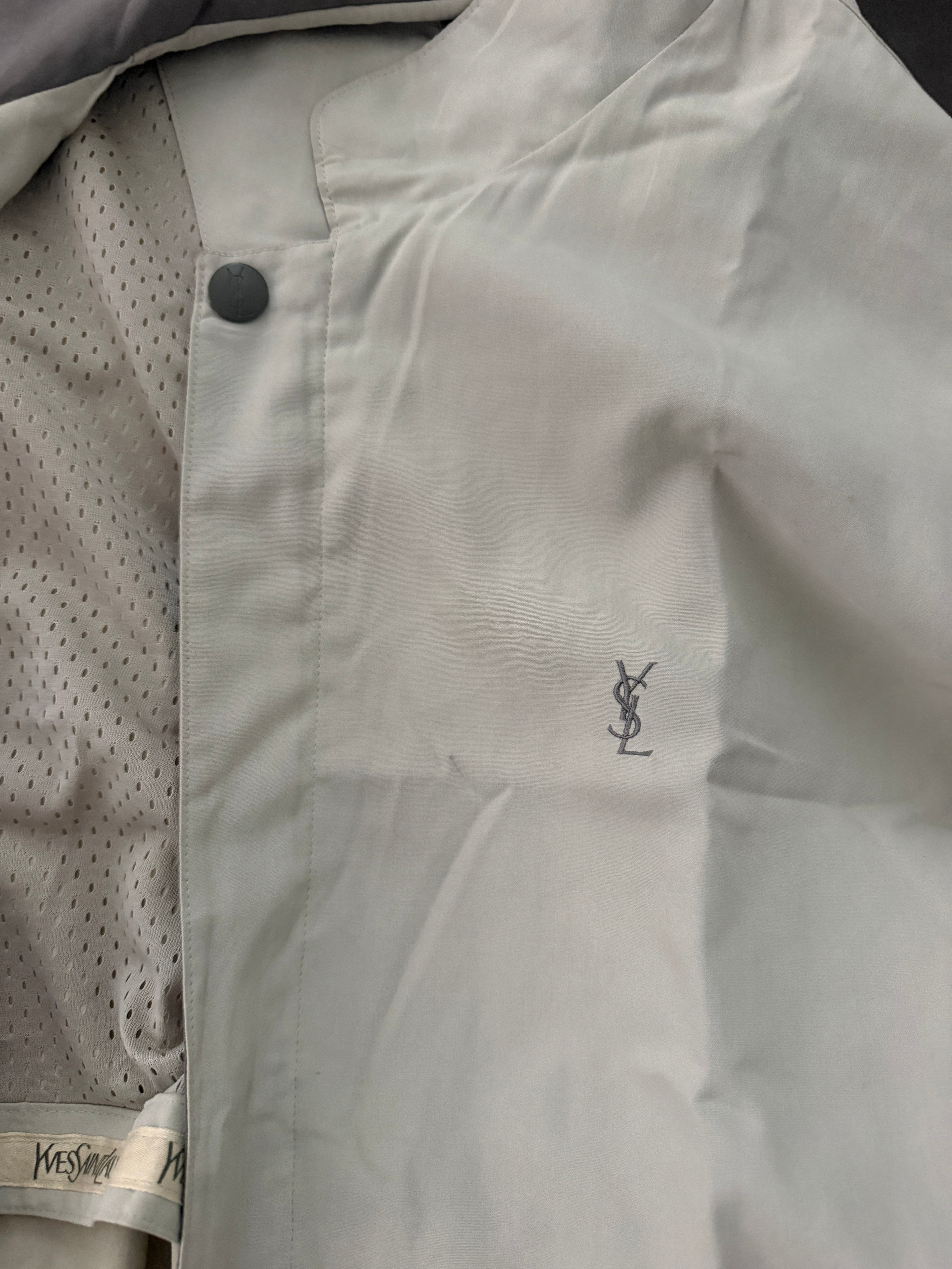 Saint Laurent Light Khaki Windreaker Jacket