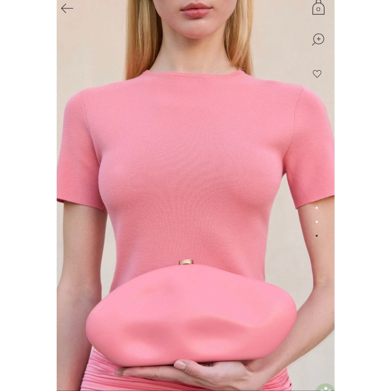 CULT GAIA THE CALDERA CLUTCH PINK NWT