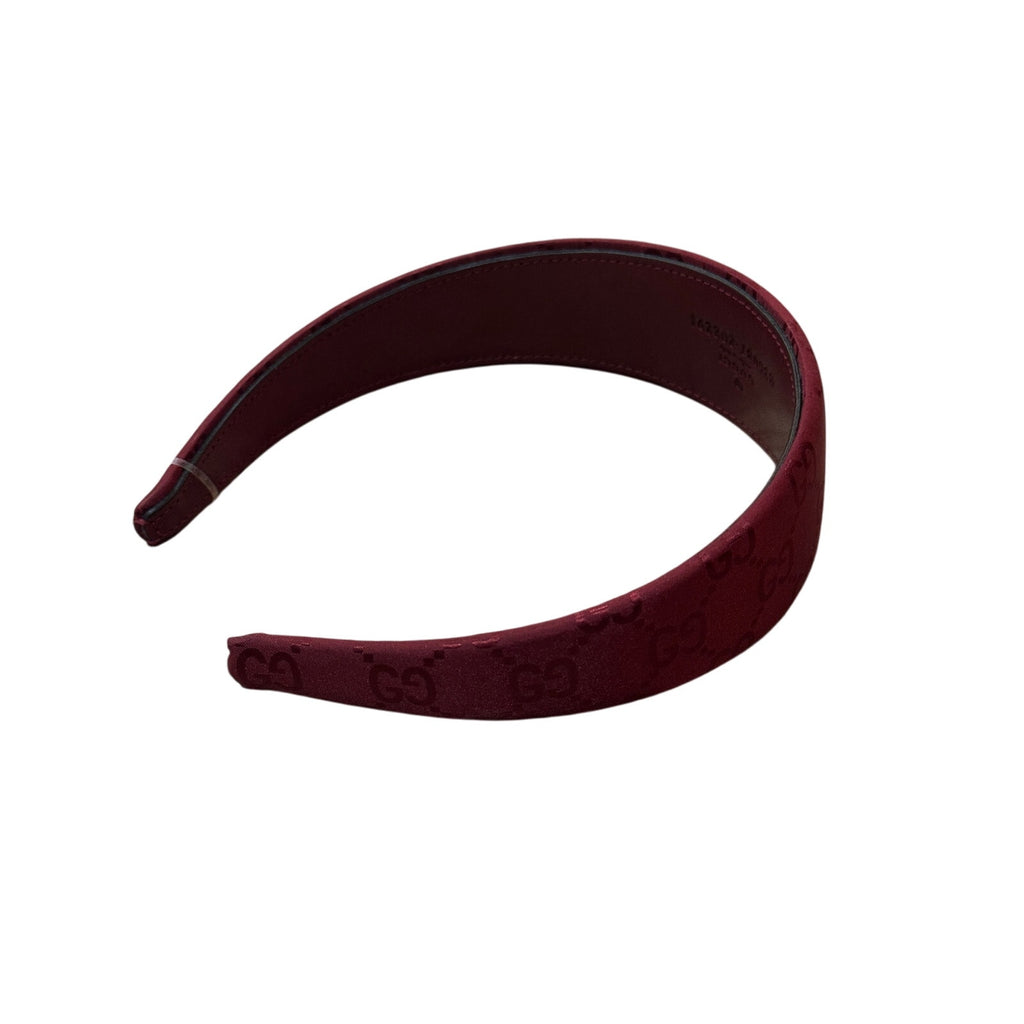 Gucci Women’s GG Burgundy Hair Band NWT