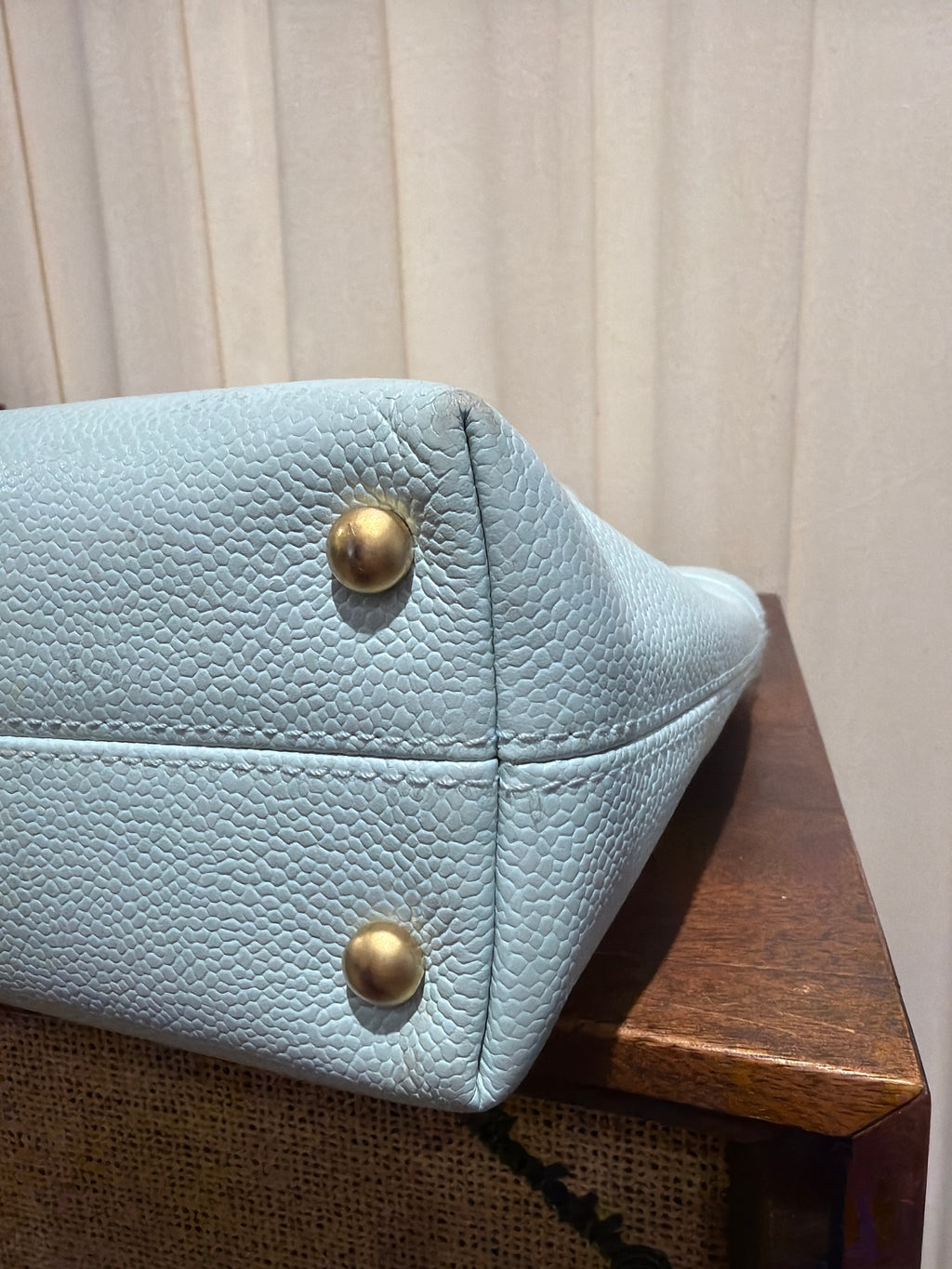 Chanel Blue Caviar CC Timeless Tote