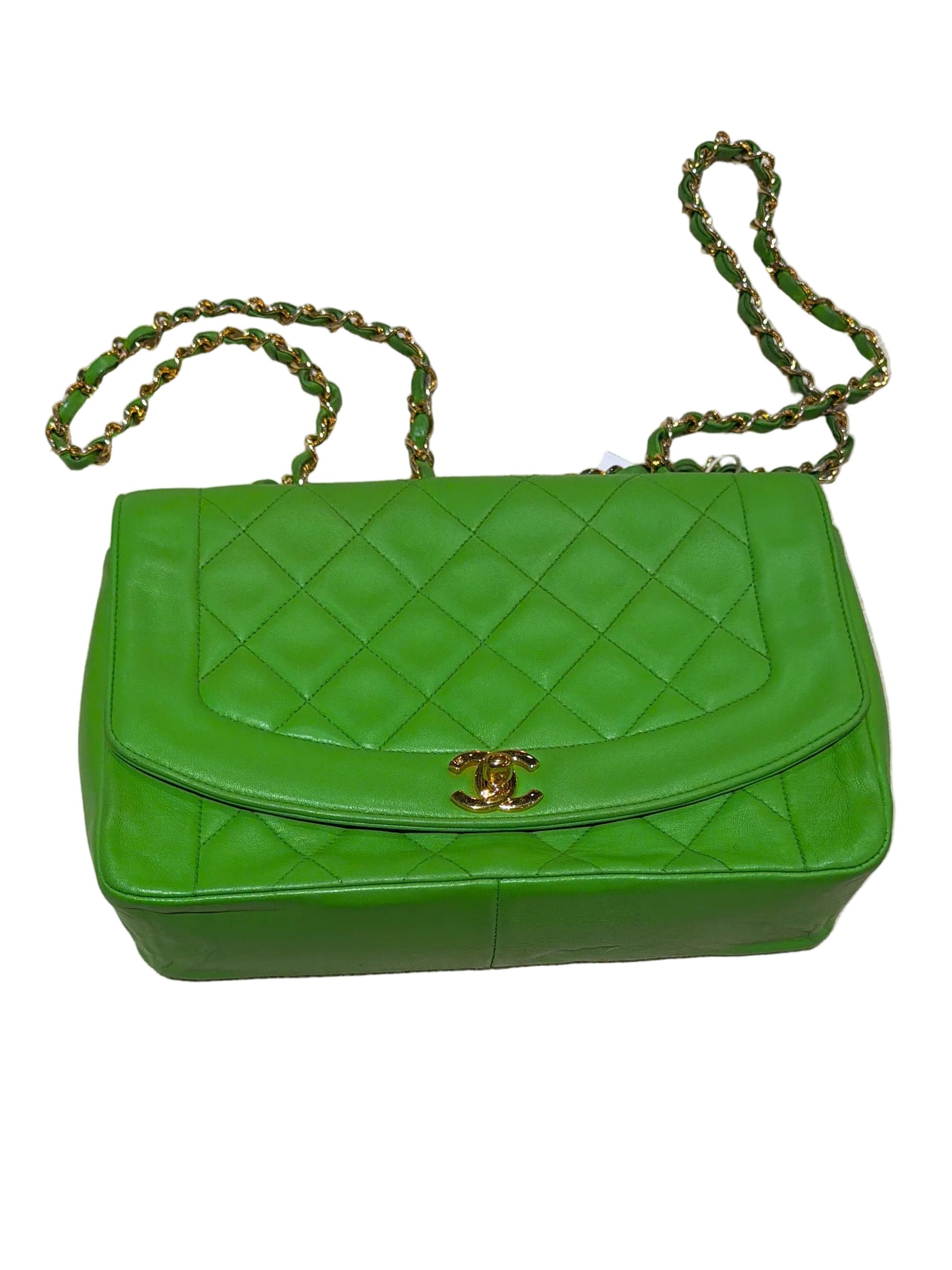 Chanel Green Diana Bag