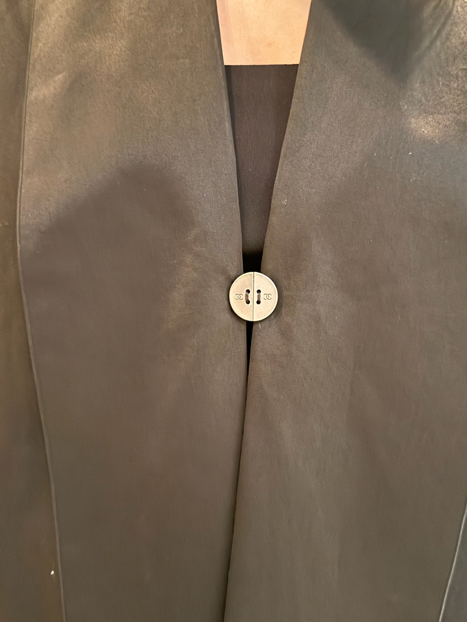 Chanel Black Button Vest