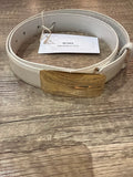 Gucci G White Belt