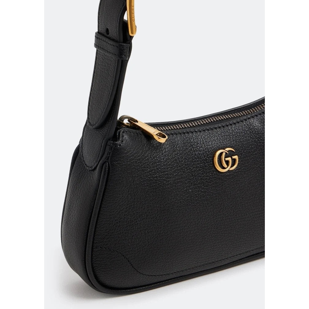 Gucci Mini Aphrodite Tote Bag in Black Leather NWT