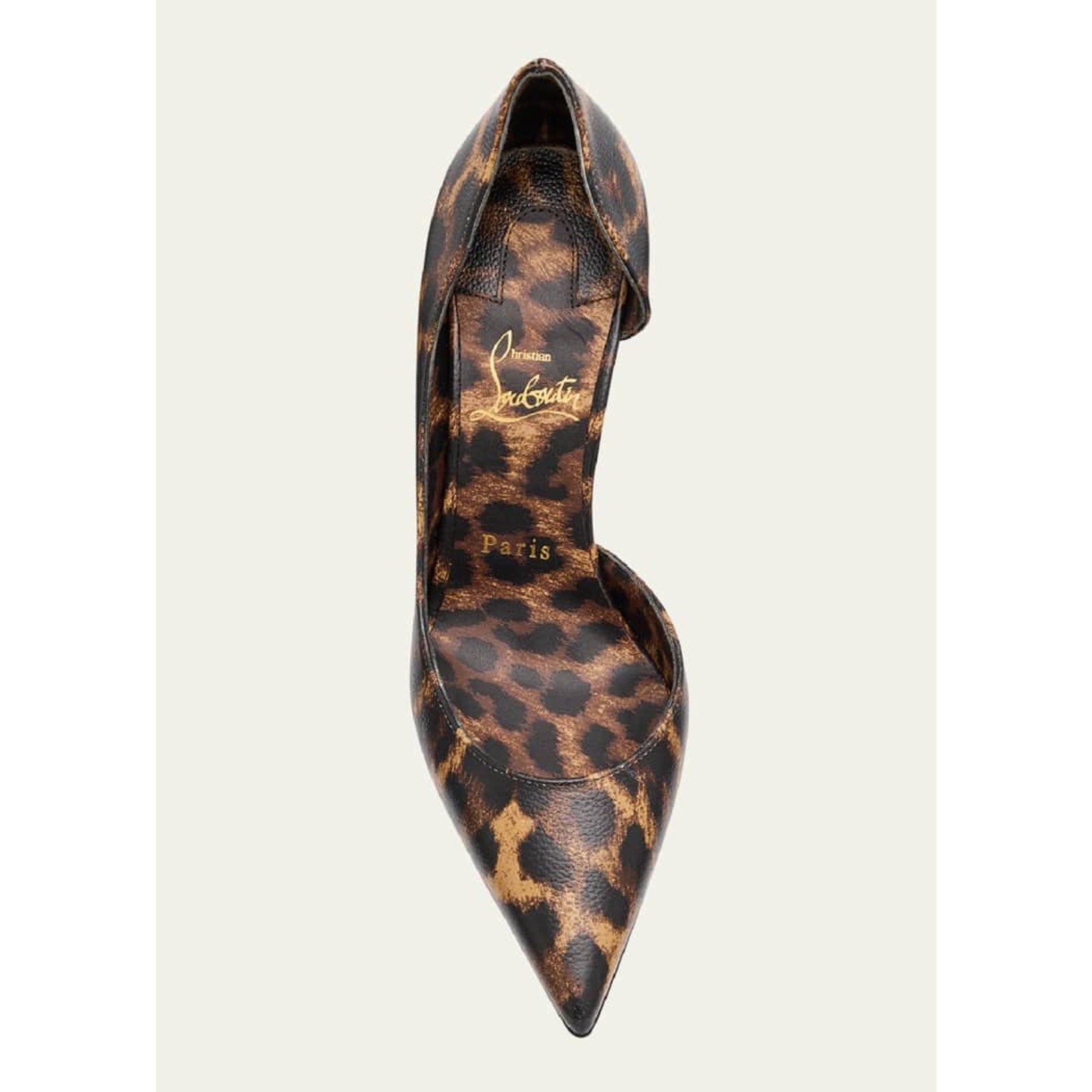 CHRISTIAN LOUBOUTIN Vibella Red-Sole Leopard-Print Leather Pumps 36 BNIB