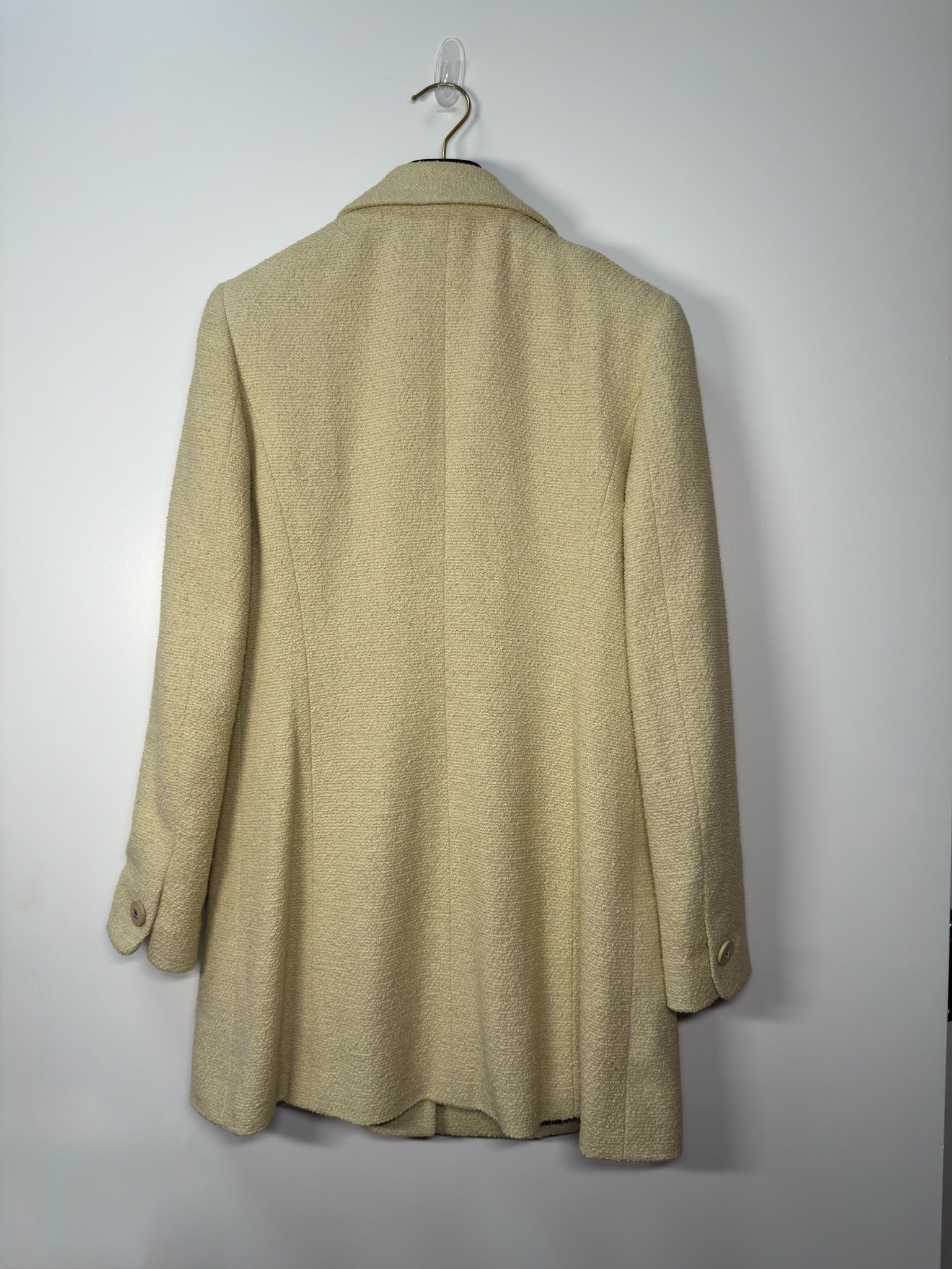 Chanel 1998 Light Green CC Button Blazer